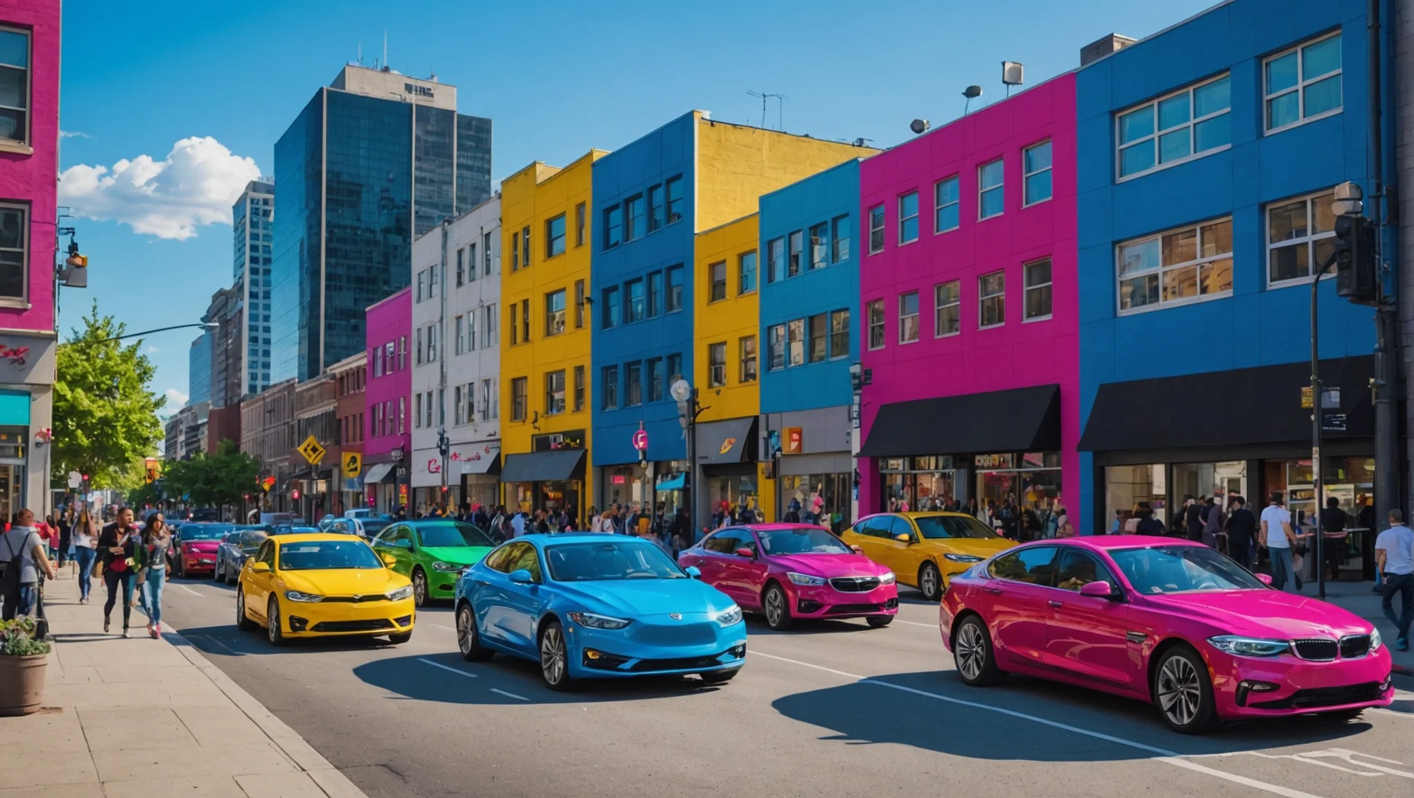 Quand les couleurs audacieuses prennent le volant : tendance automobiles 2023