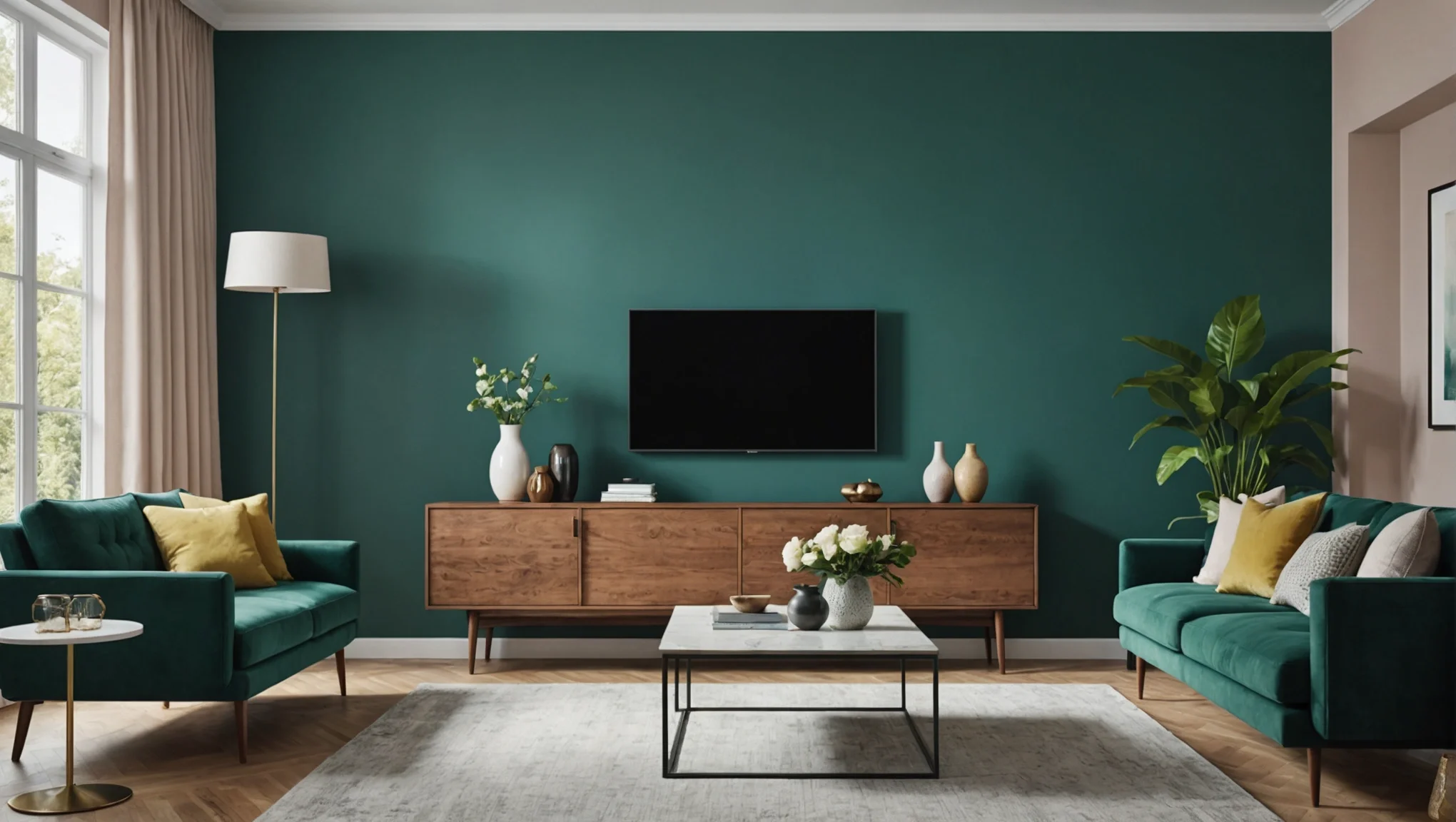 Réinventer votre intérieur : l'art de marier les couleurs murales avec style