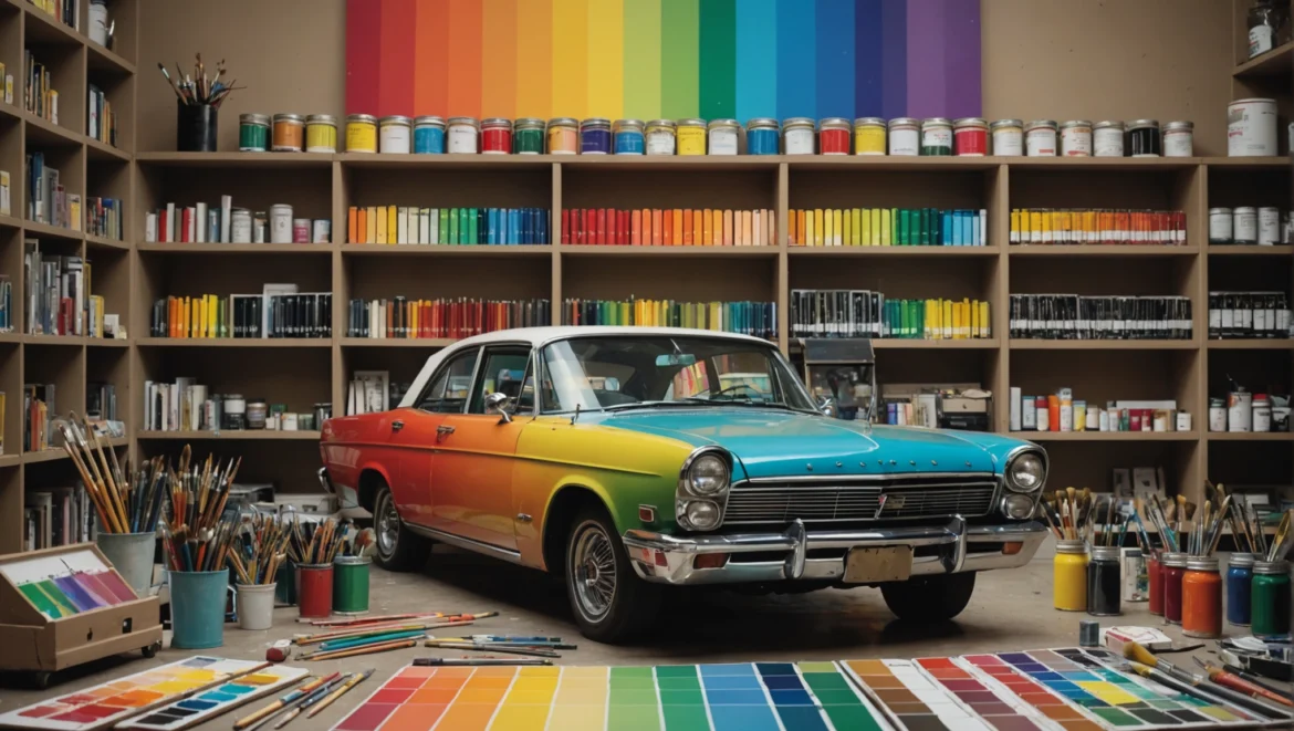 Les secrets des nuanciers : quand peinture auto rime avec tendance et histoire