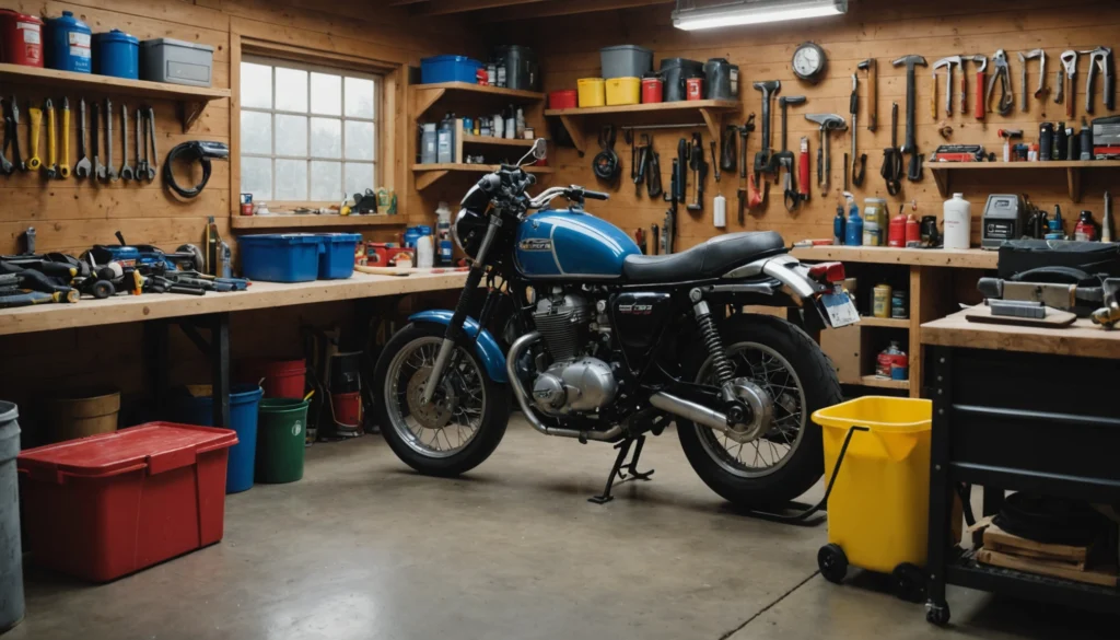 Entretien saisonnier pour moto